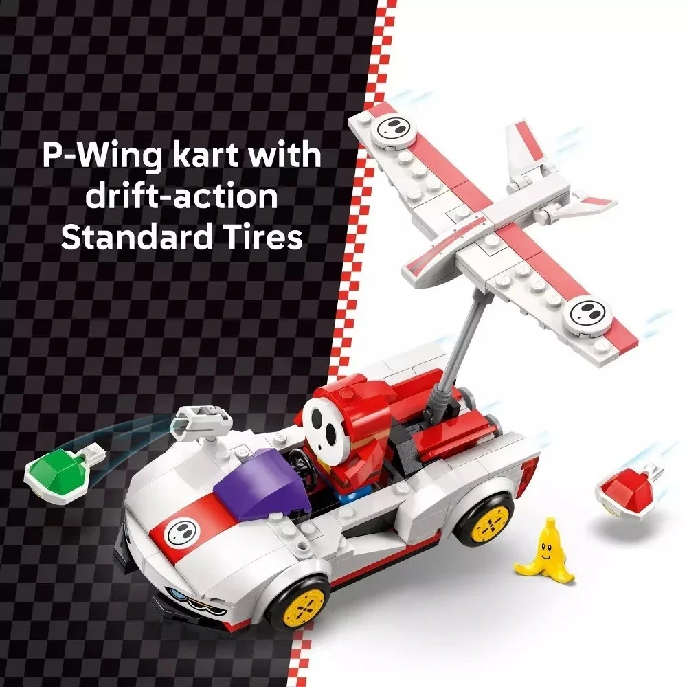 LEGO Super Mario Kart Shy Guy P-Wing 72045 Building Set New‎
